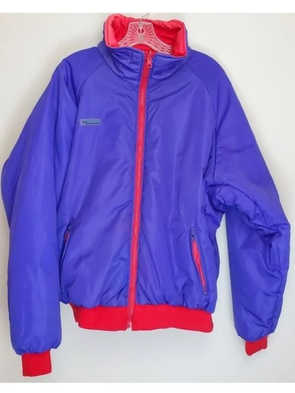 Vintage Columbia reversible coat radial sleeves